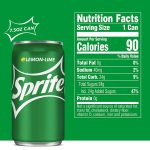 Sprite Lemon Lime Soda Soft Drinks, 7.5 fl oz, 6 Pack - Image 4